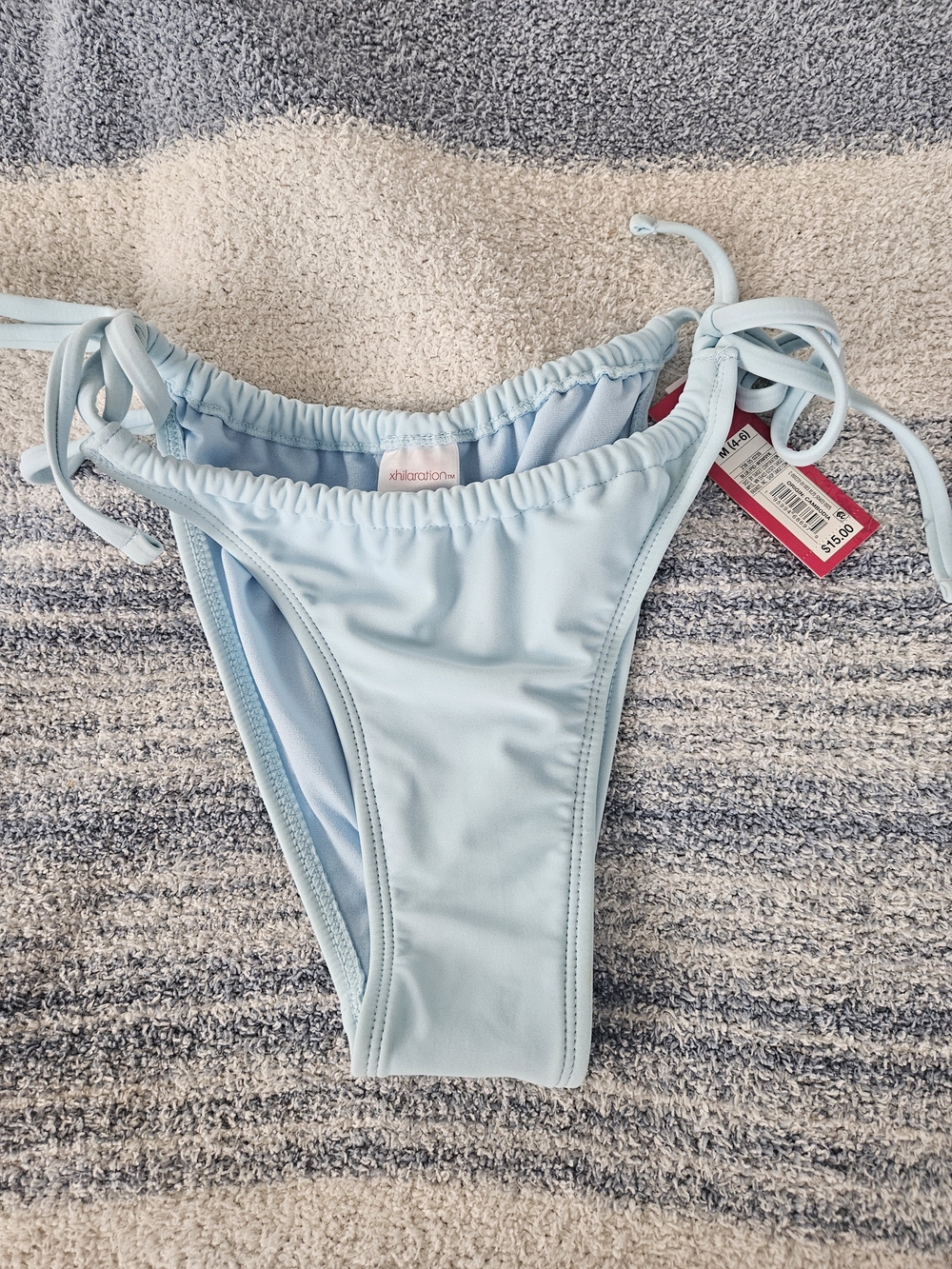 Light Blue String Bikini Bottoms